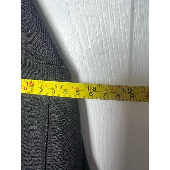 Onde Skirt 100% Linen Pleated Lined Black Flowy Skirt Size 6 - Picture 5 of 15